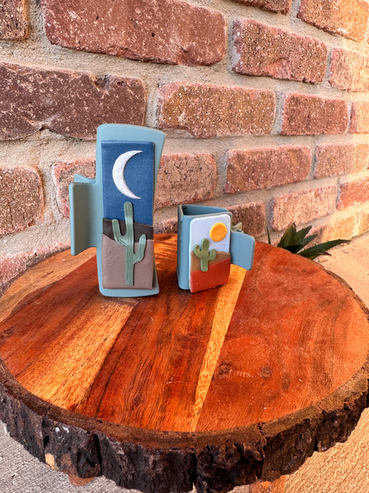 Desert Scene Claw Clips