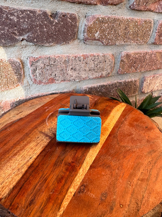 Two-Inch Clay Embellished Claw Clips