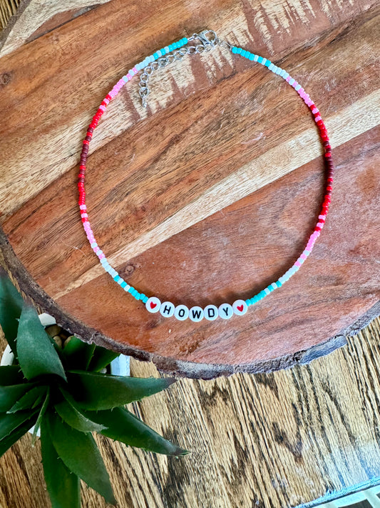 Valentine’s Seed Bead Necklaces