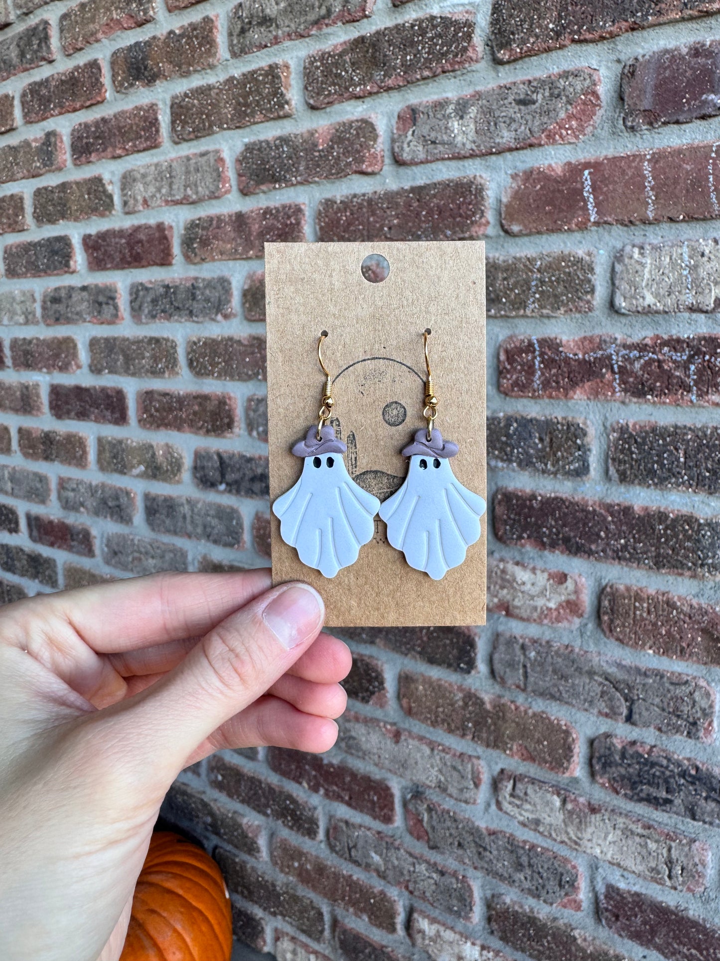 Cowboy Ghost Earrings