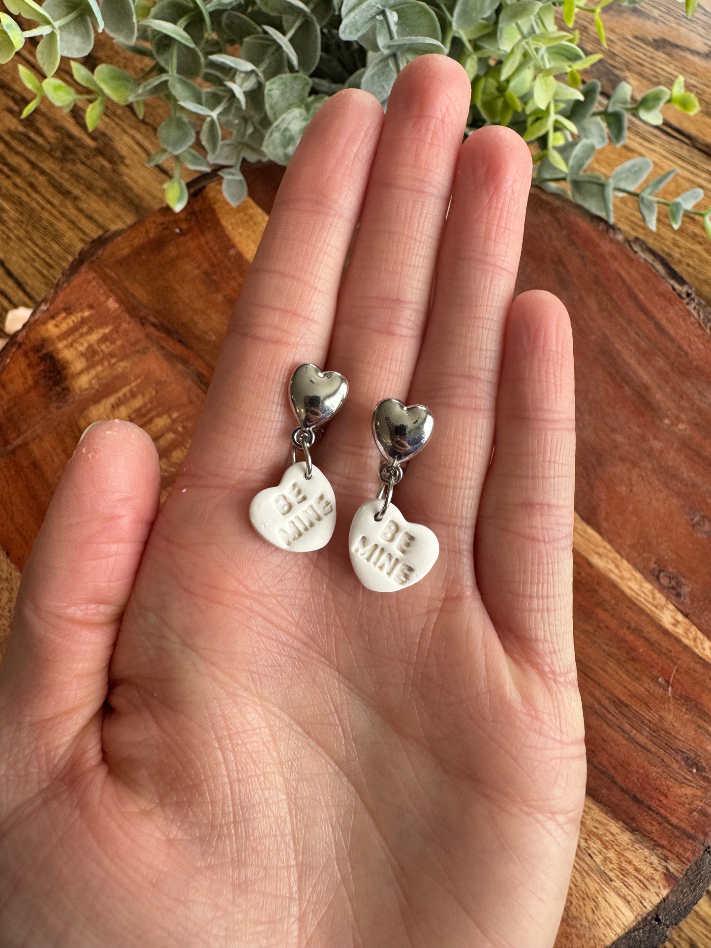 Clip-On Valentine Earrings