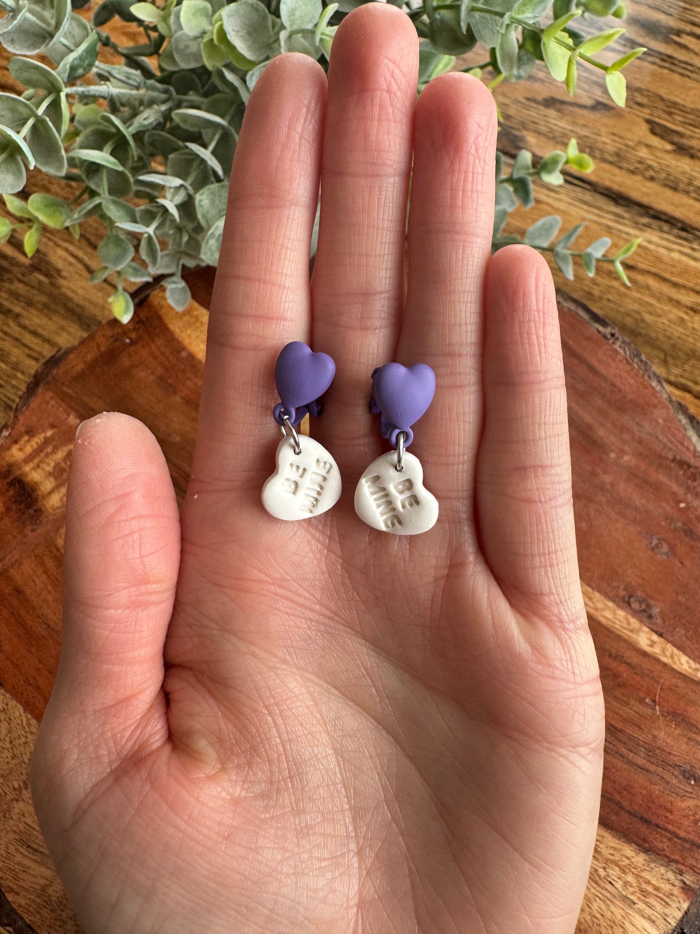 Clip-On Valentine Earrings