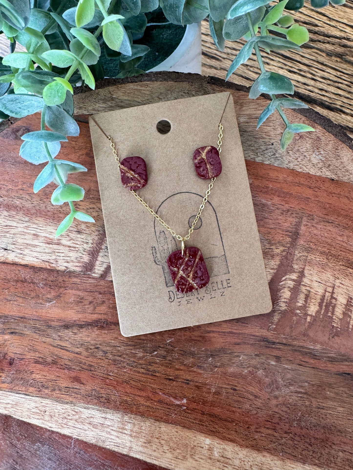 Kintsugi Inspired Necklaces & Earrings