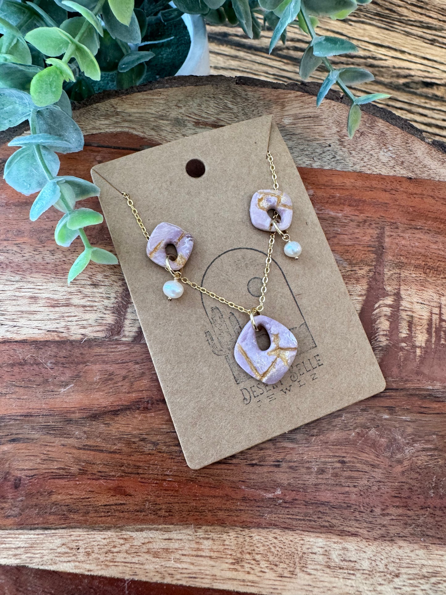 Kintsugi Inspired Necklaces & Earrings