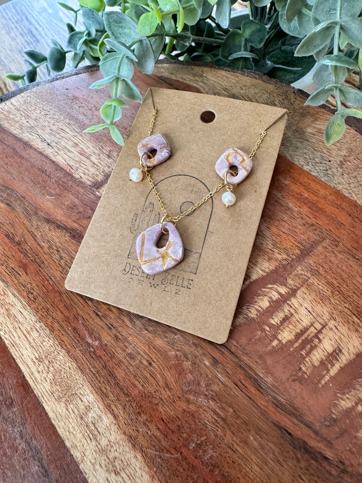 Kintsugi Inspired Necklaces & Earrings