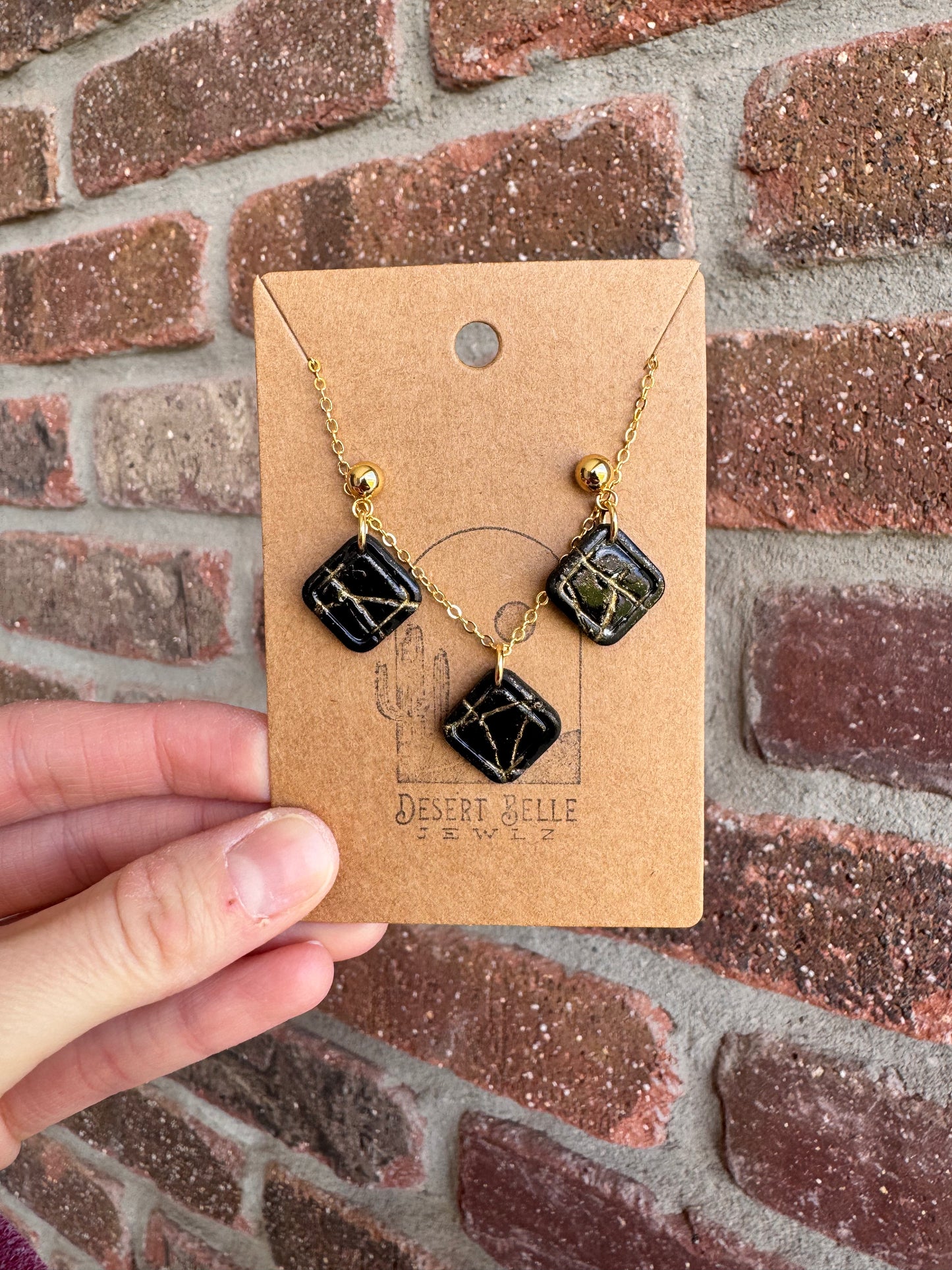 Kintsugi Inspired Necklaces & Earrings