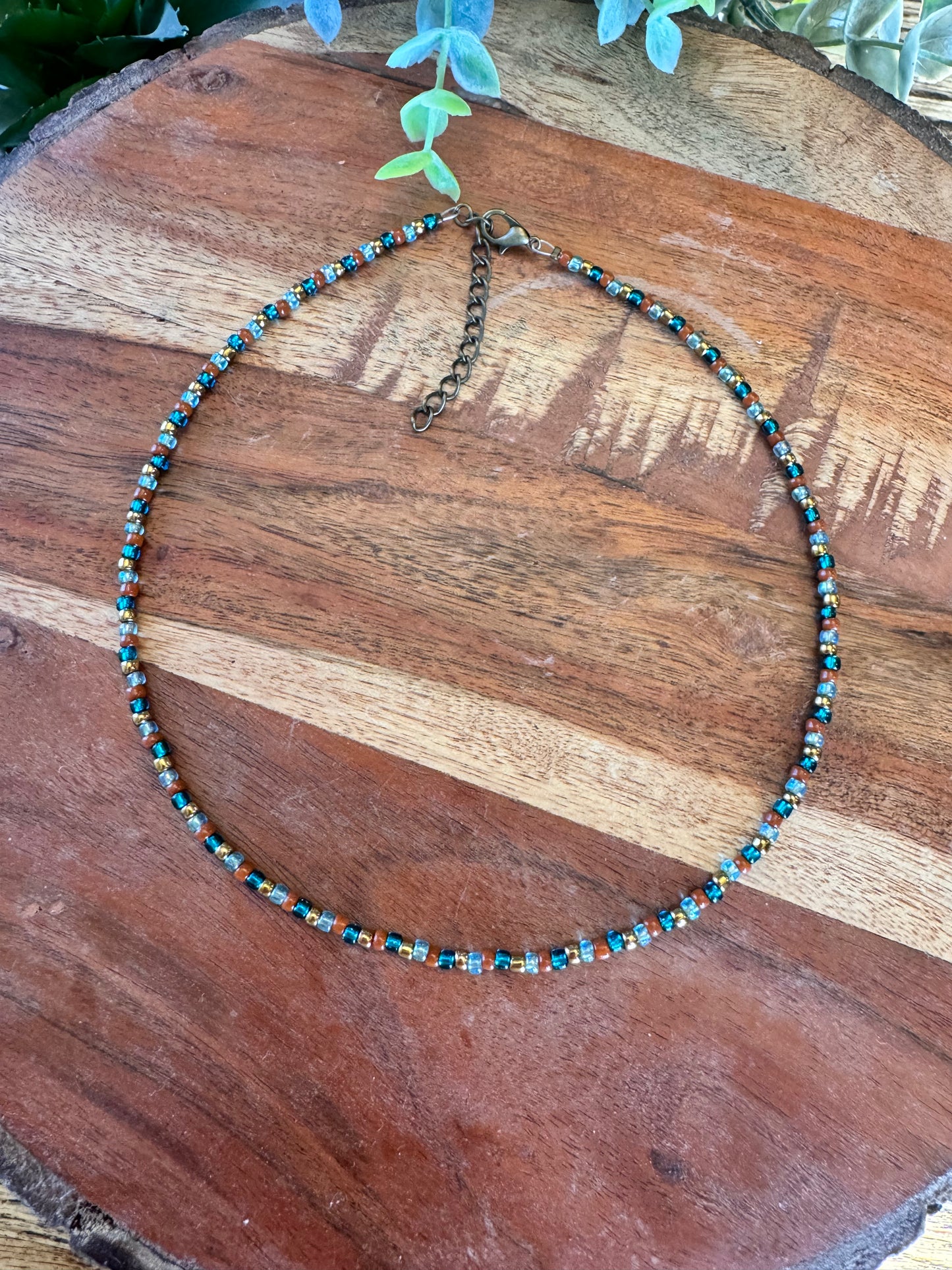 Laguna Seed Bead Necklace