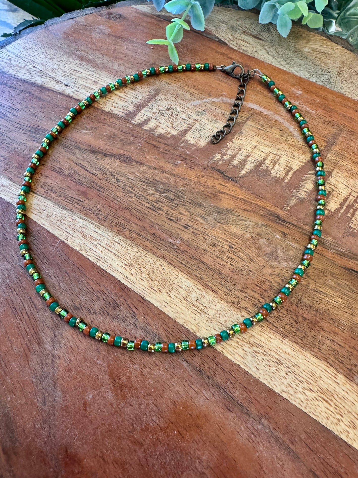 Laguna Seed Bead Necklace