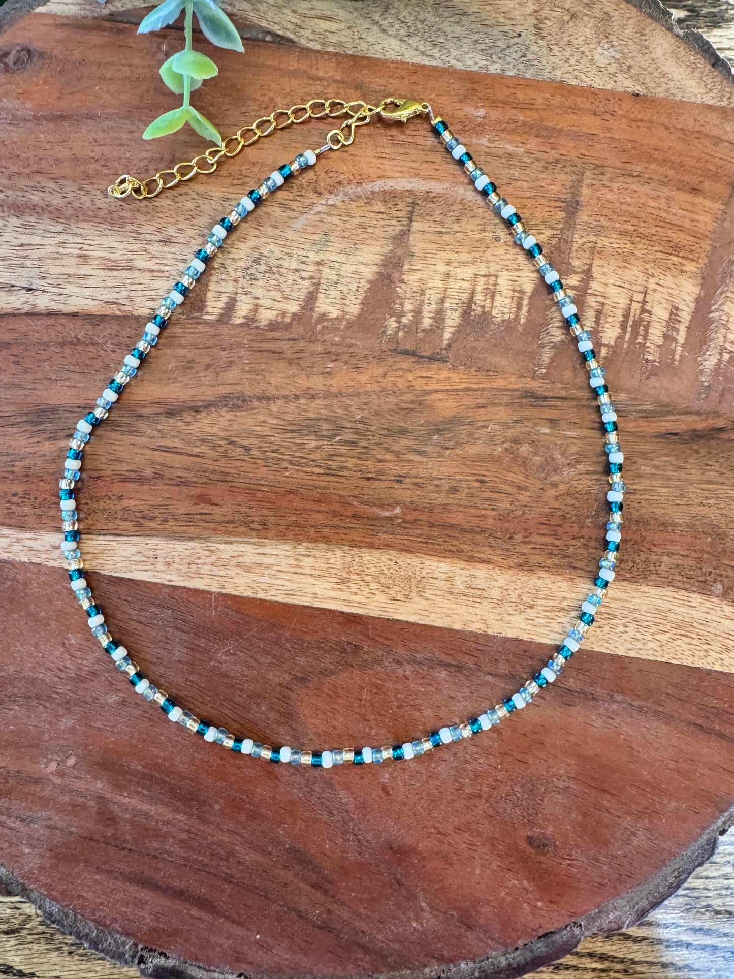 Laguna Seed Bead Necklace