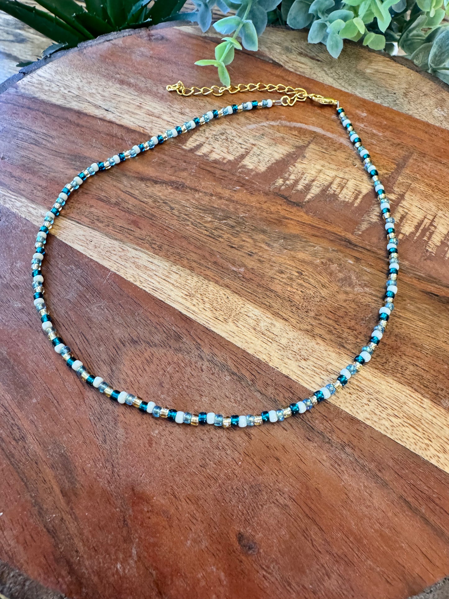 Laguna Seed Bead Necklace