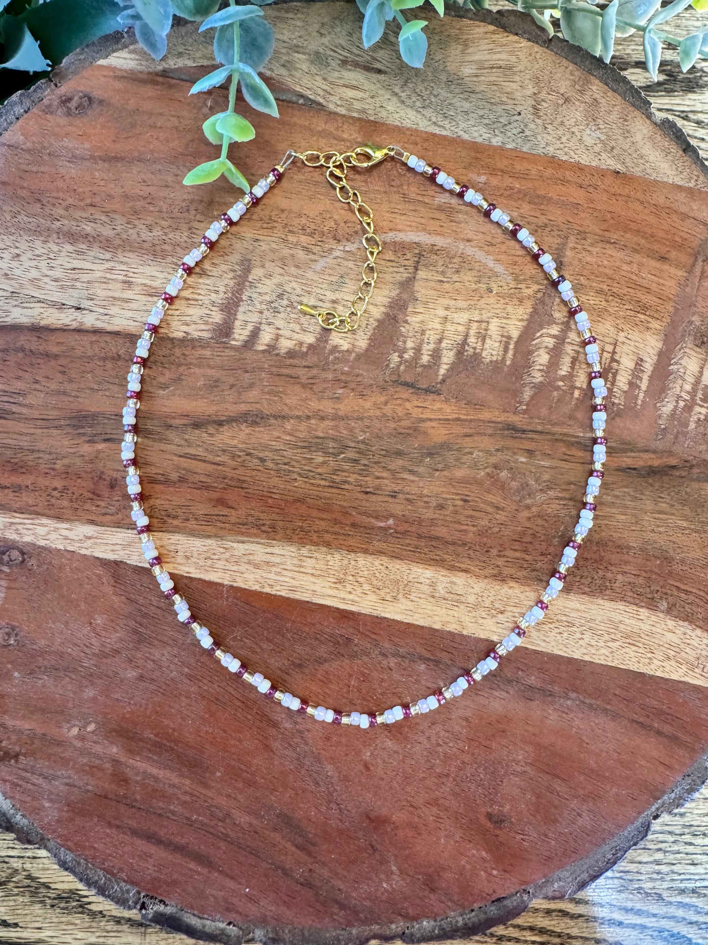 Laguna Seed Bead Necklace