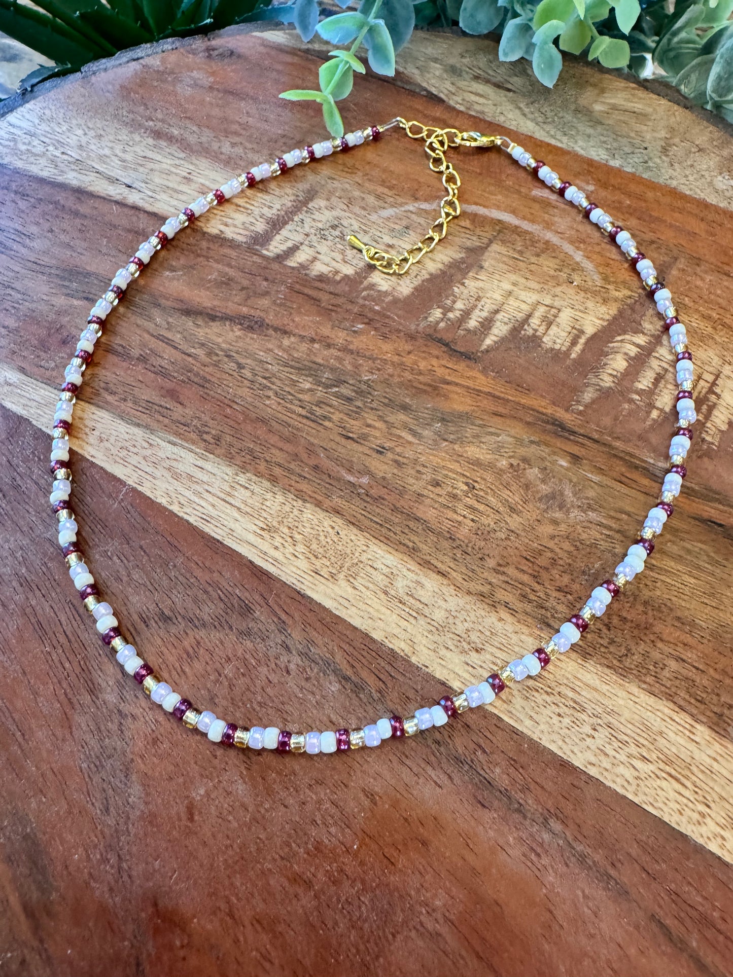 Laguna Seed Bead Necklace