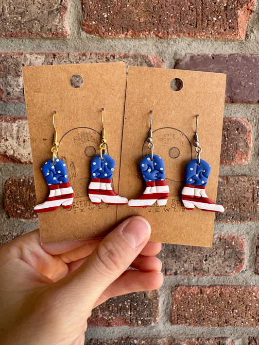 Americana Boot Earrings