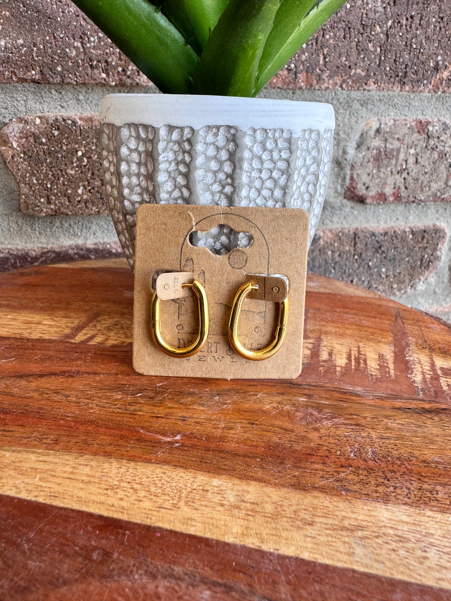 The Faye Lever Back Hoops