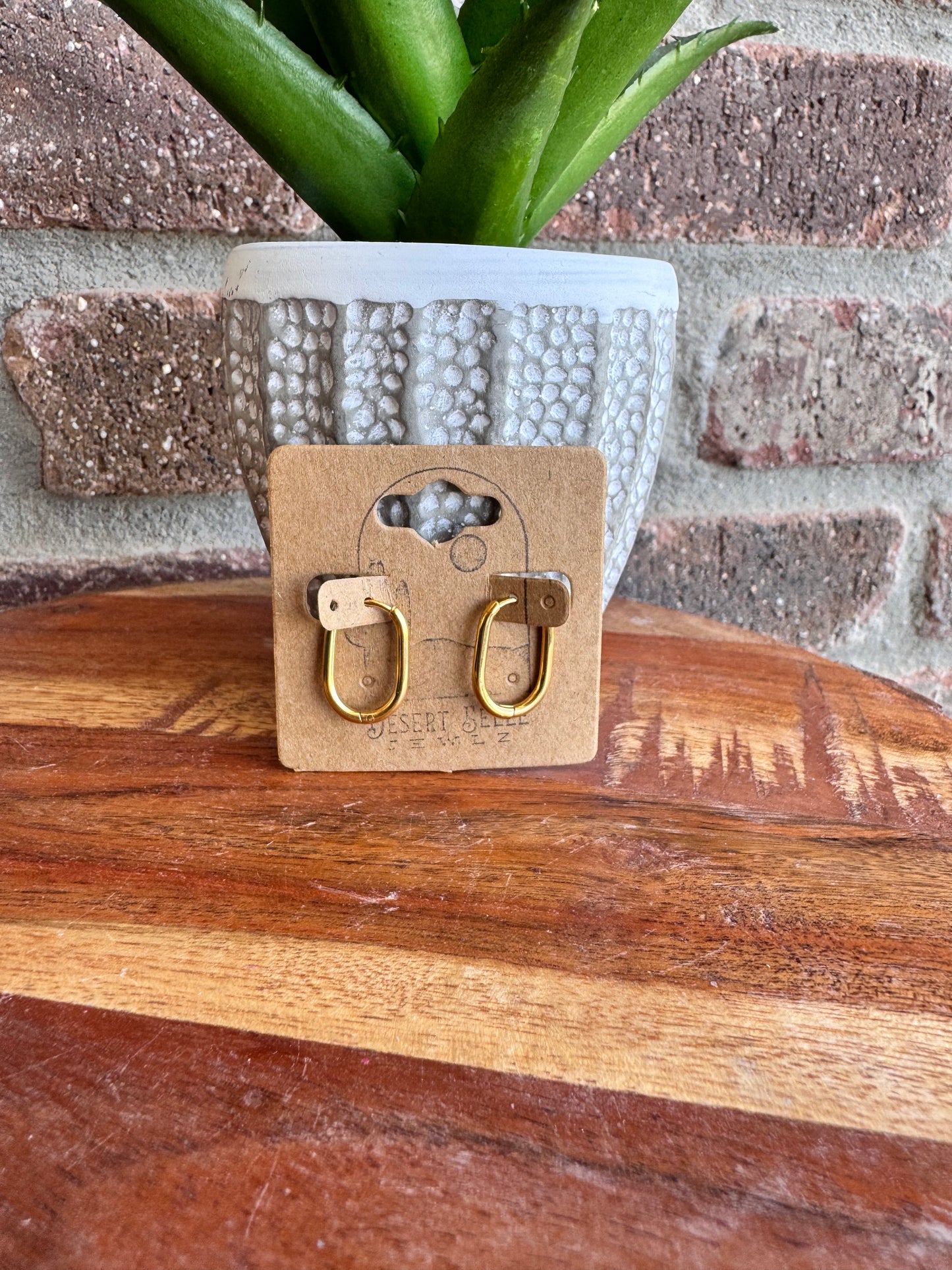 The Faye Lever Back Hoops