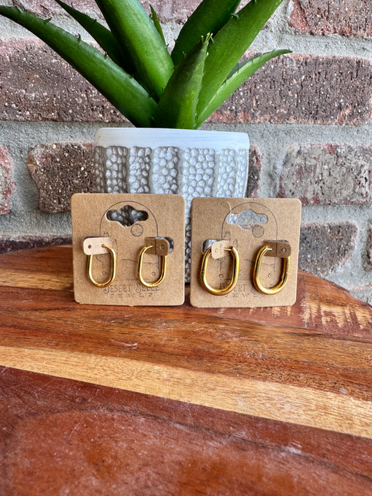 The Faye Lever Back Hoops