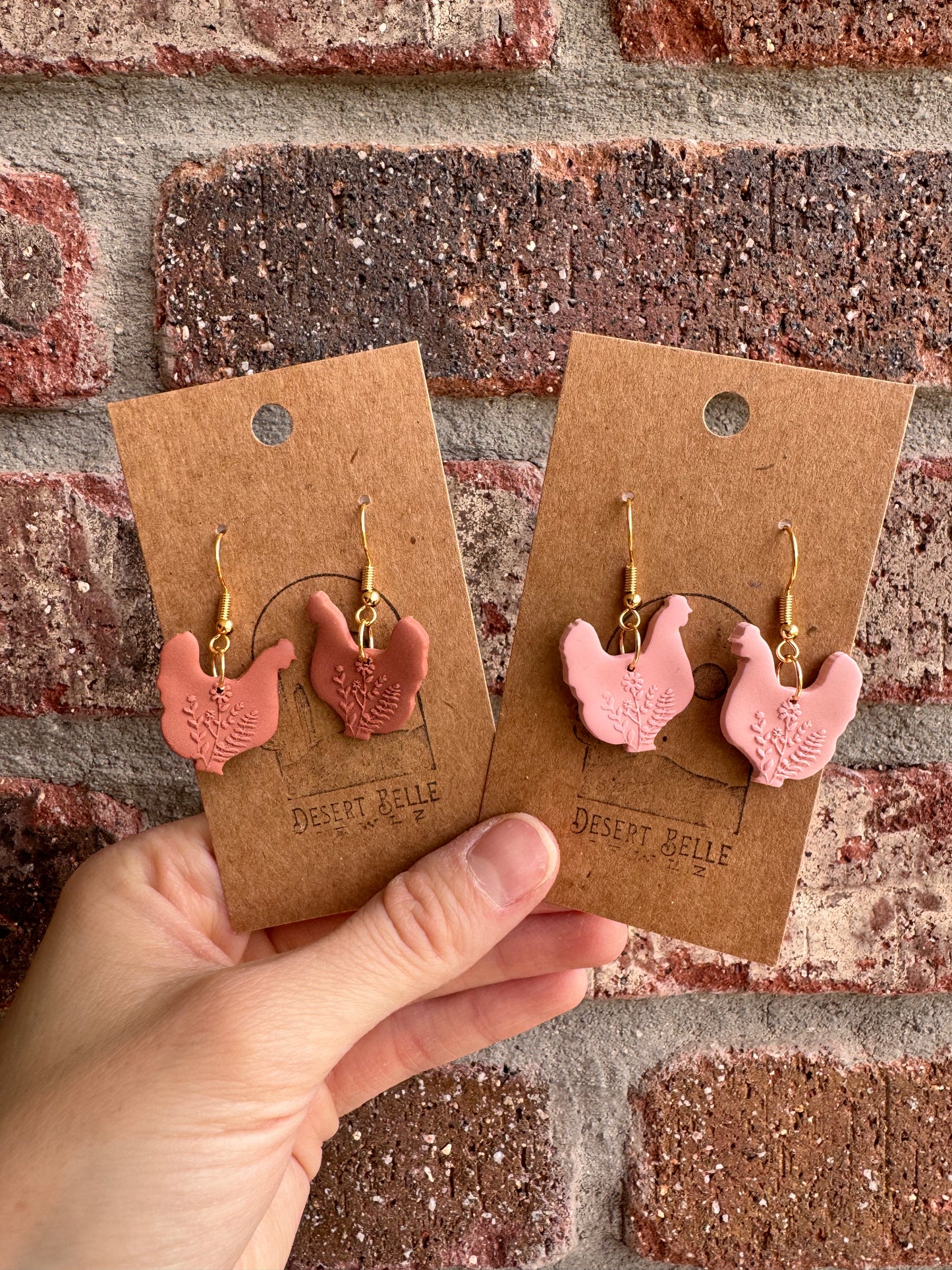 Floral Spray Chicken Dangles