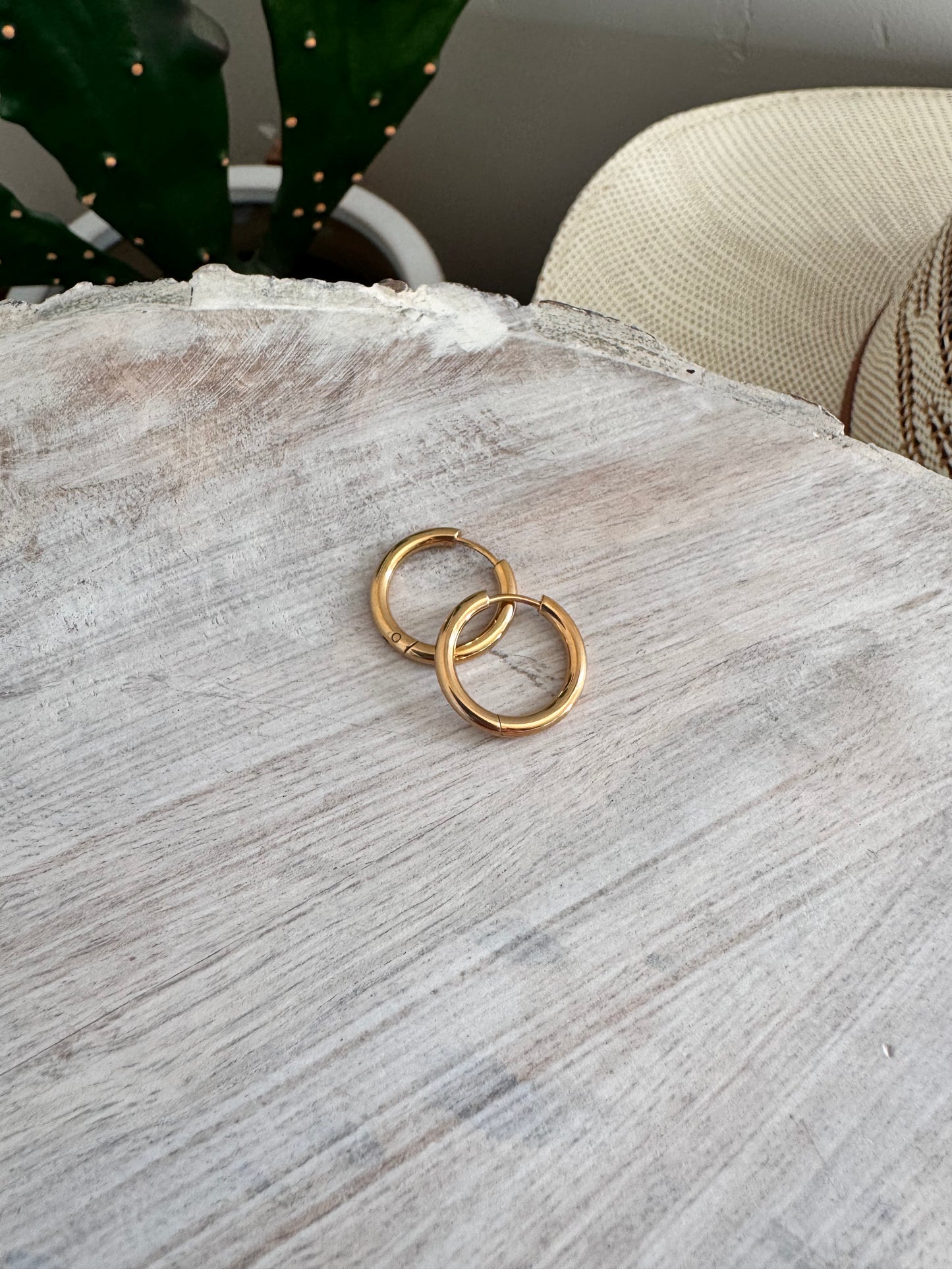 The Luna Lever Back Hoops