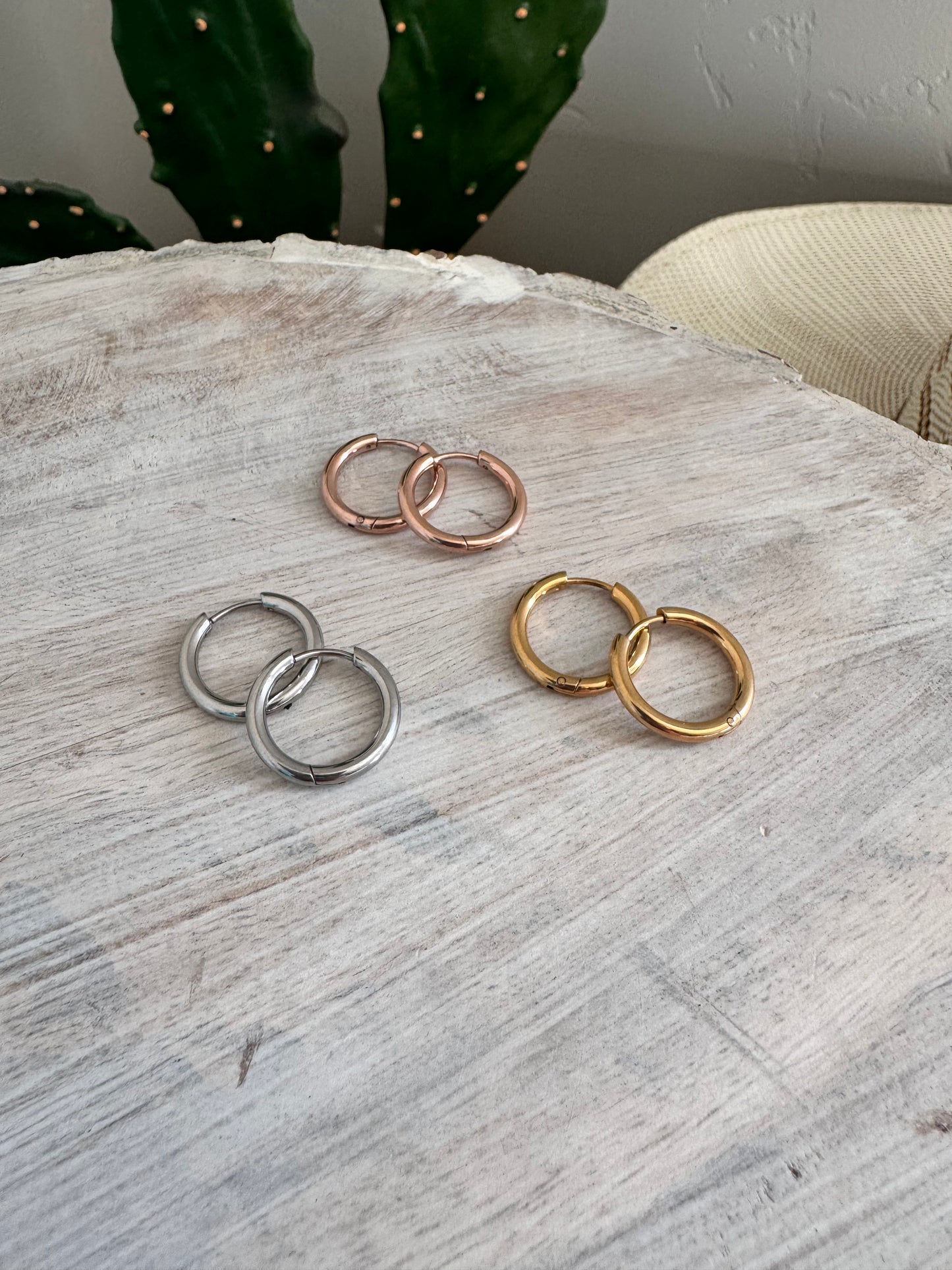 The Luna Lever Back Hoops