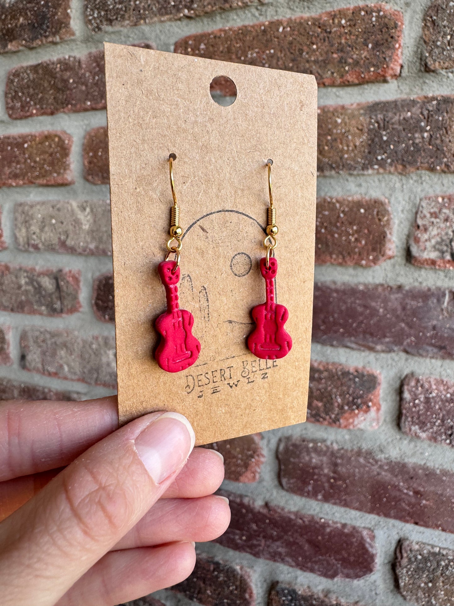 Custom Color Ukulele Earrings