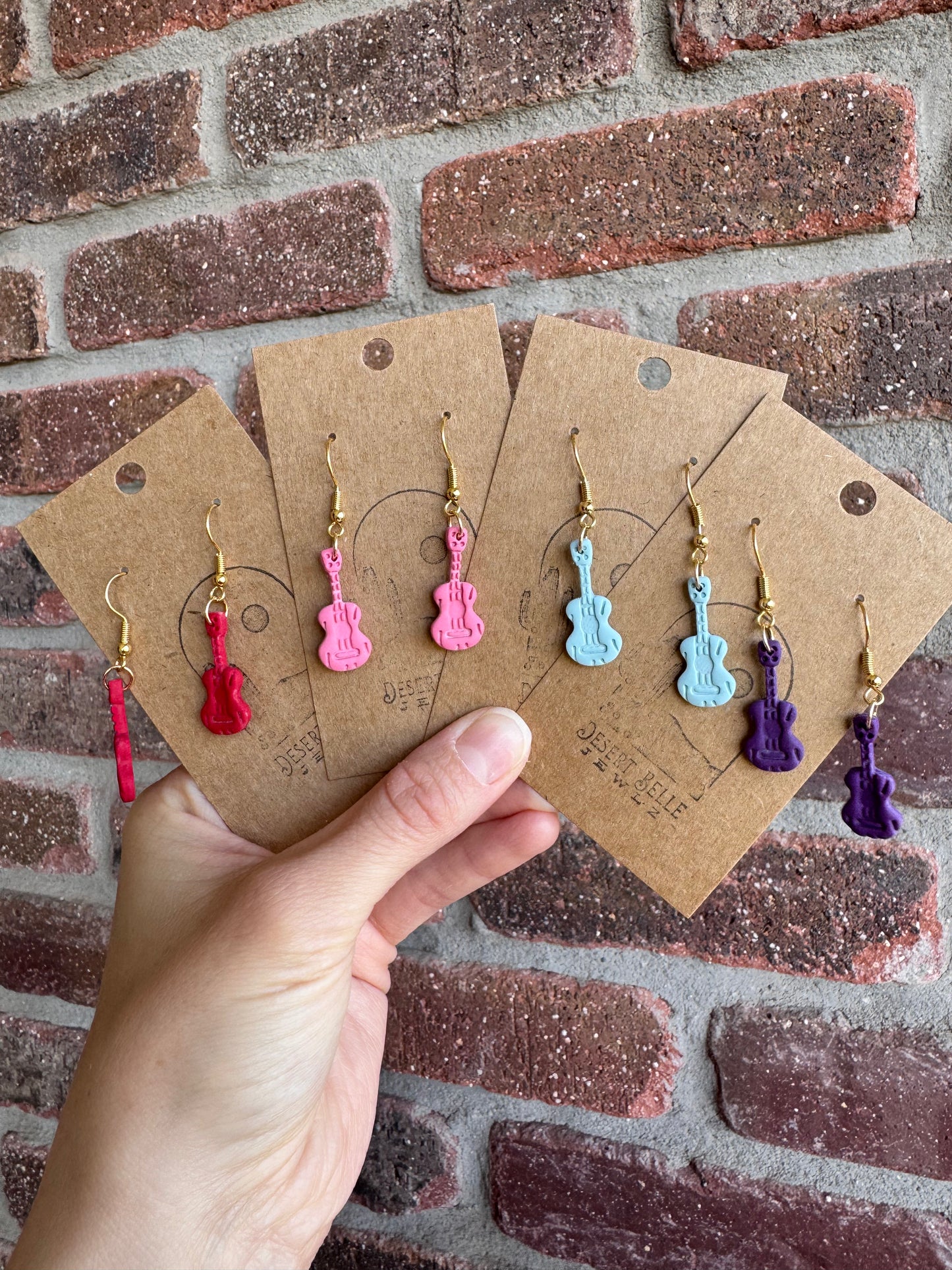 Custom Color Ukulele Earrings