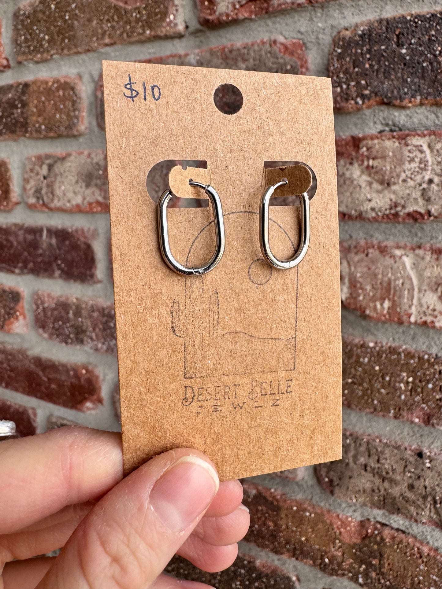 The Faye Lever Back Hoops