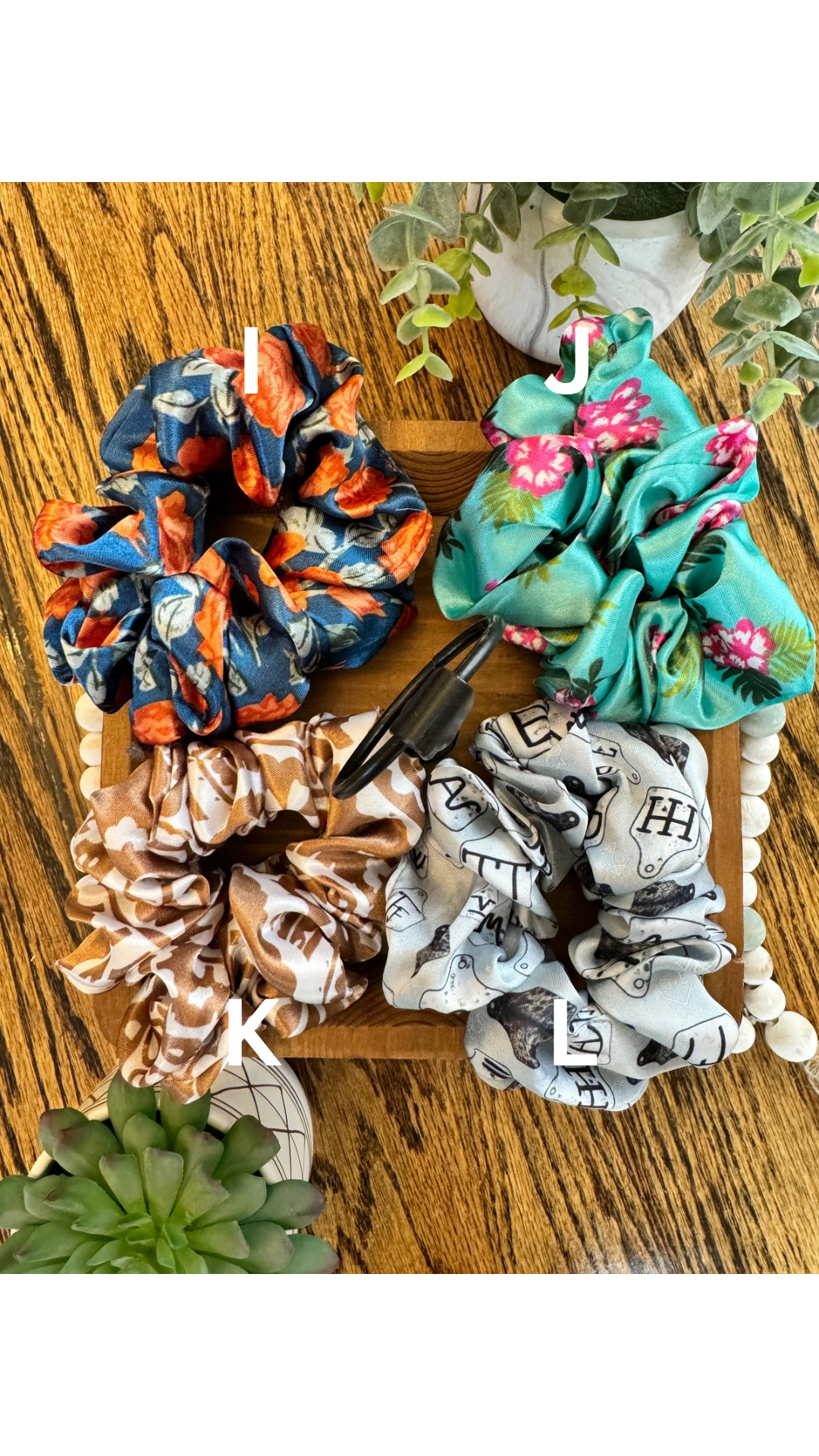 Print Scrunchies