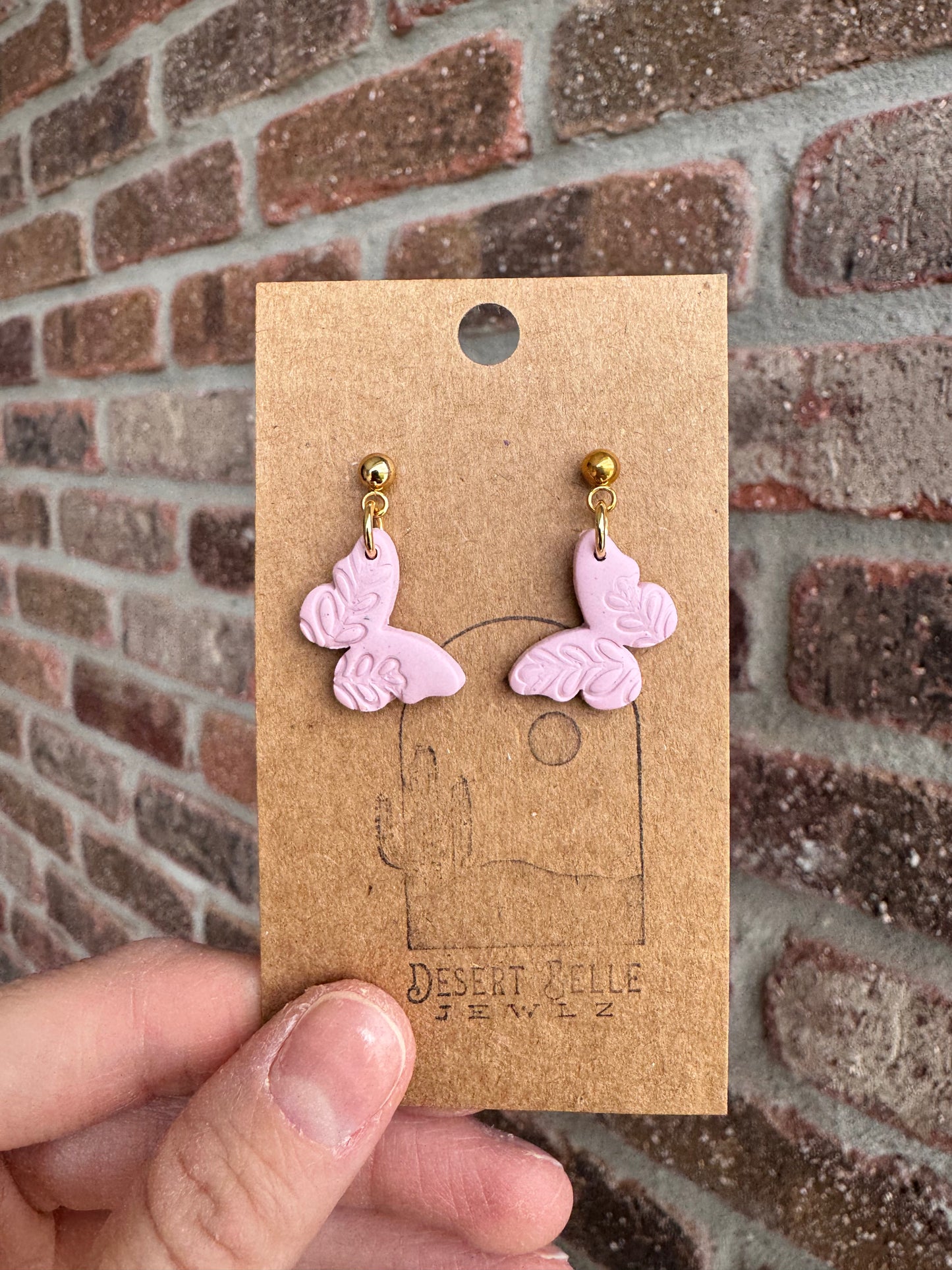 Floral Butterfly Earrings