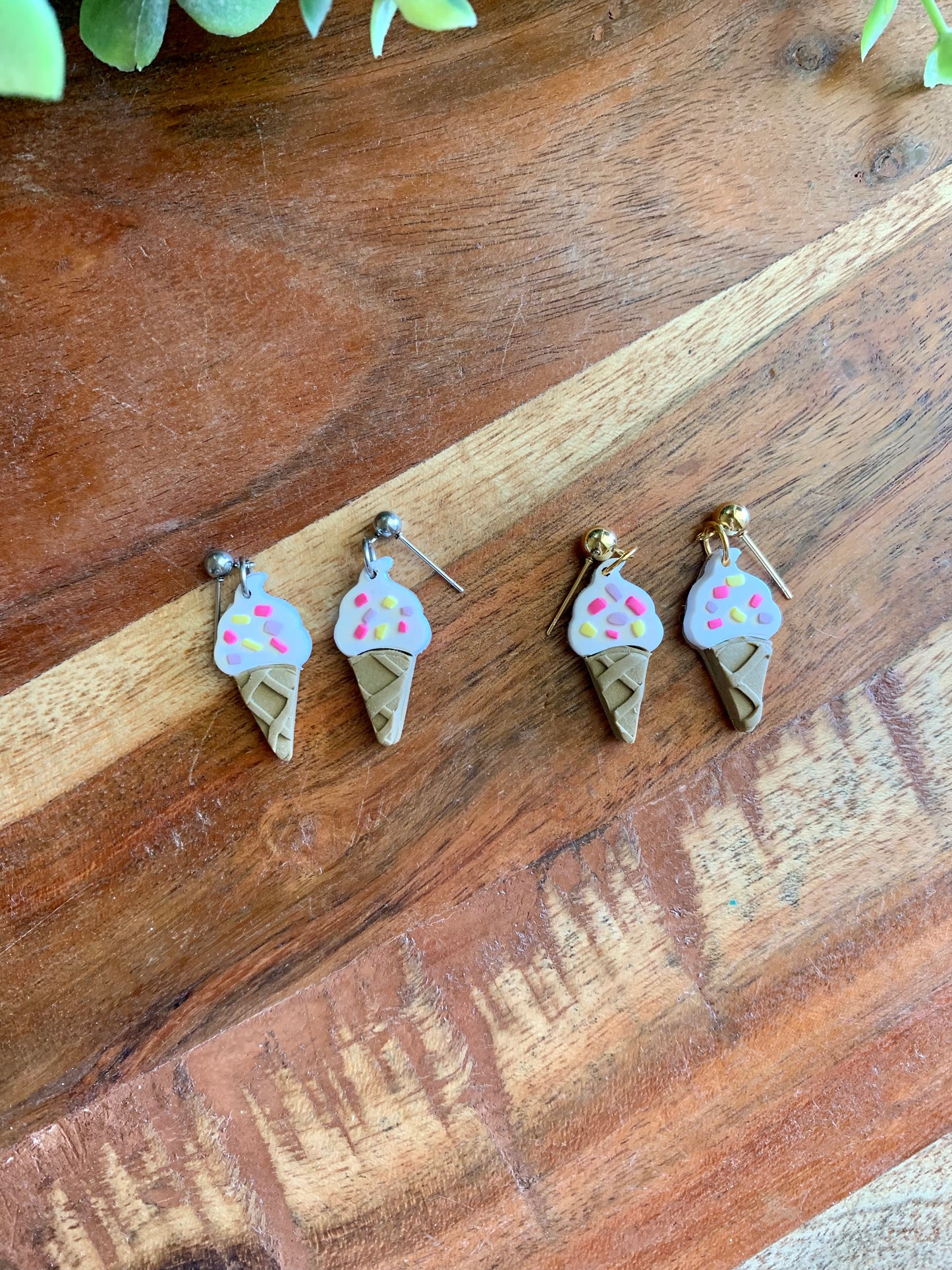Ice Cream Cone Dangles