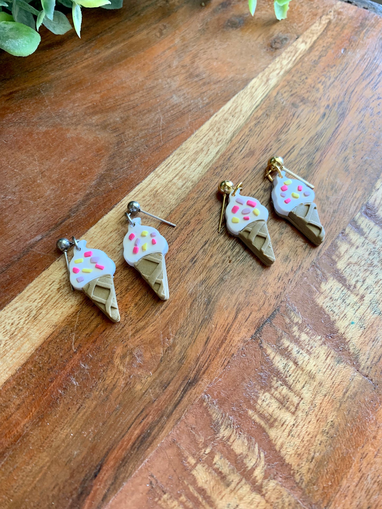 Ice Cream Cone Dangles