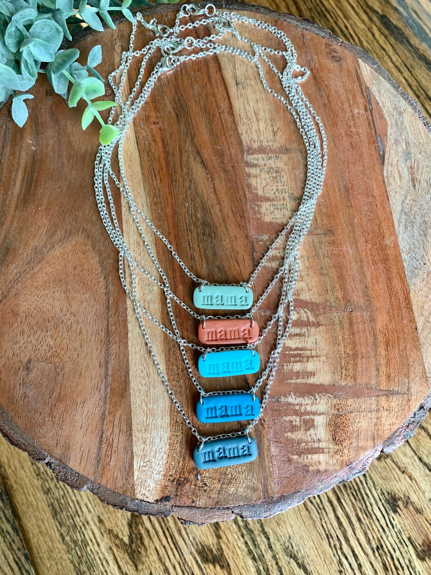 Mama Bar Charm Necklace