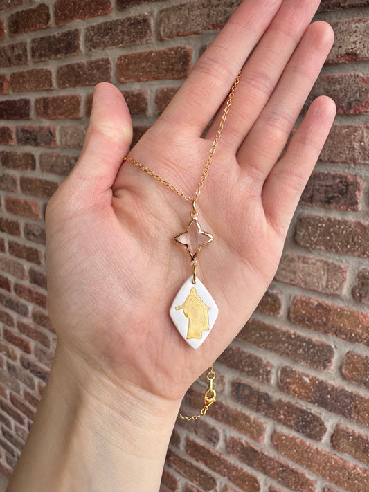 Diamond Christus Pendant