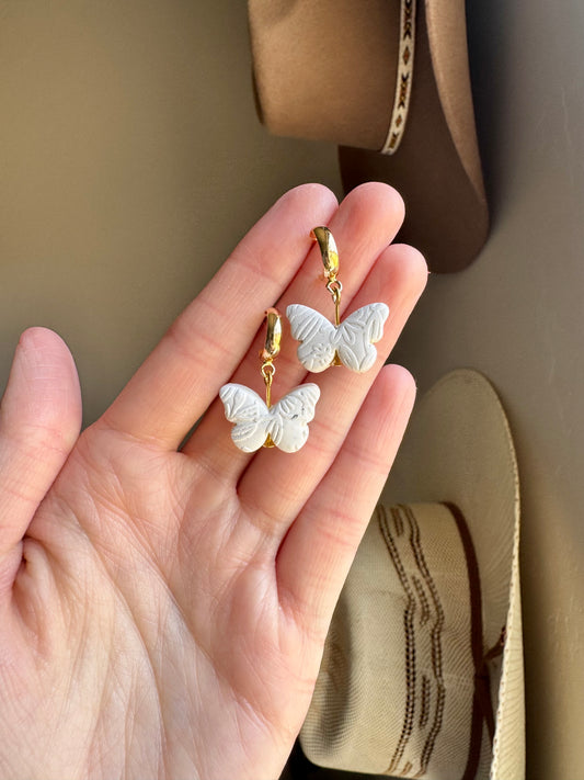 Floral Butterfly Earrings