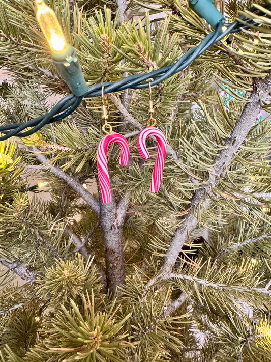 Candy Cane Earrings