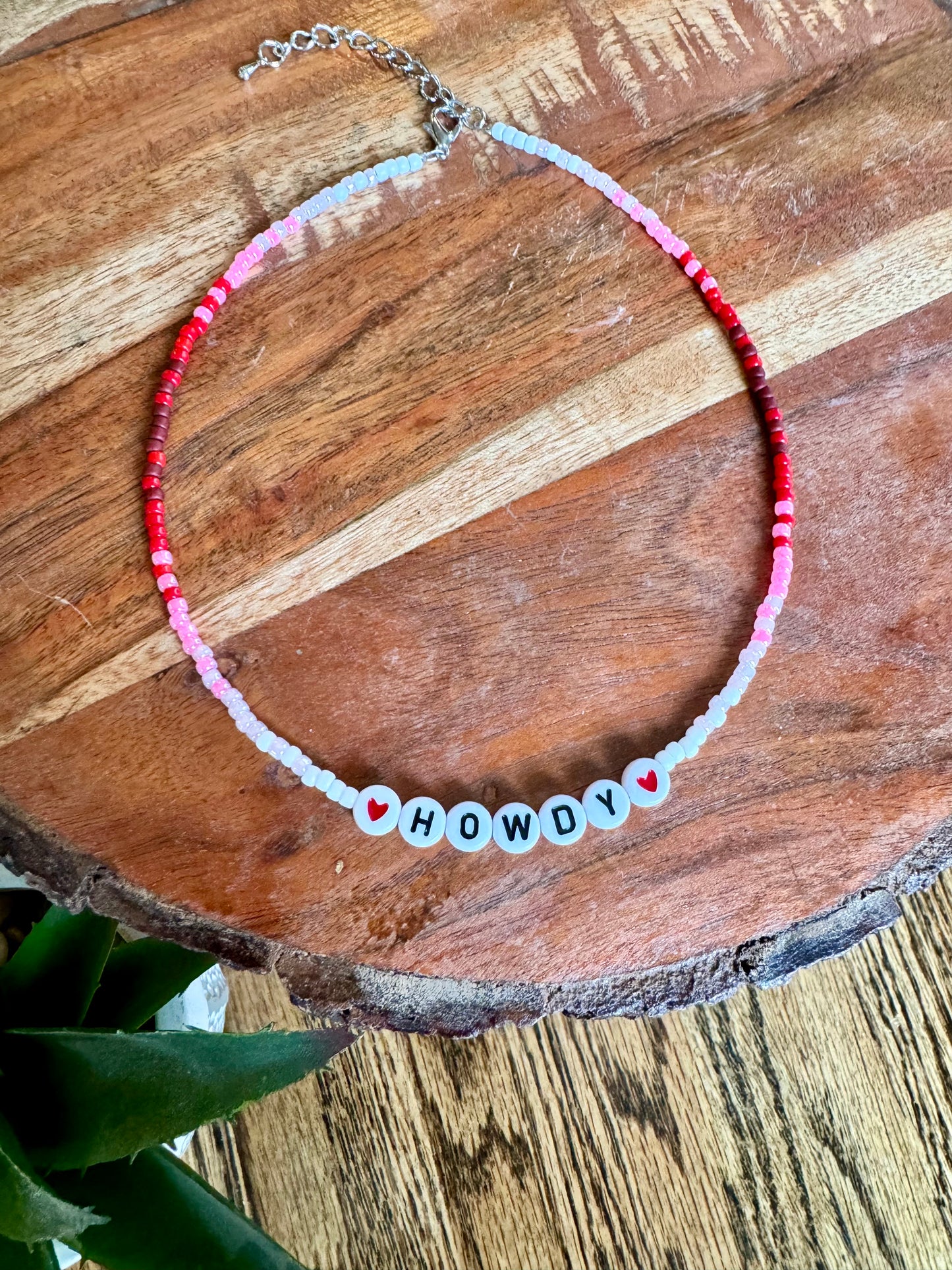 Valentine’s Seed Bead Necklaces