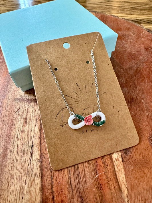 Floral Infinity Necklace