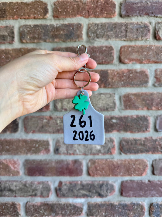 Custom Show Tag Keepsake Keychain