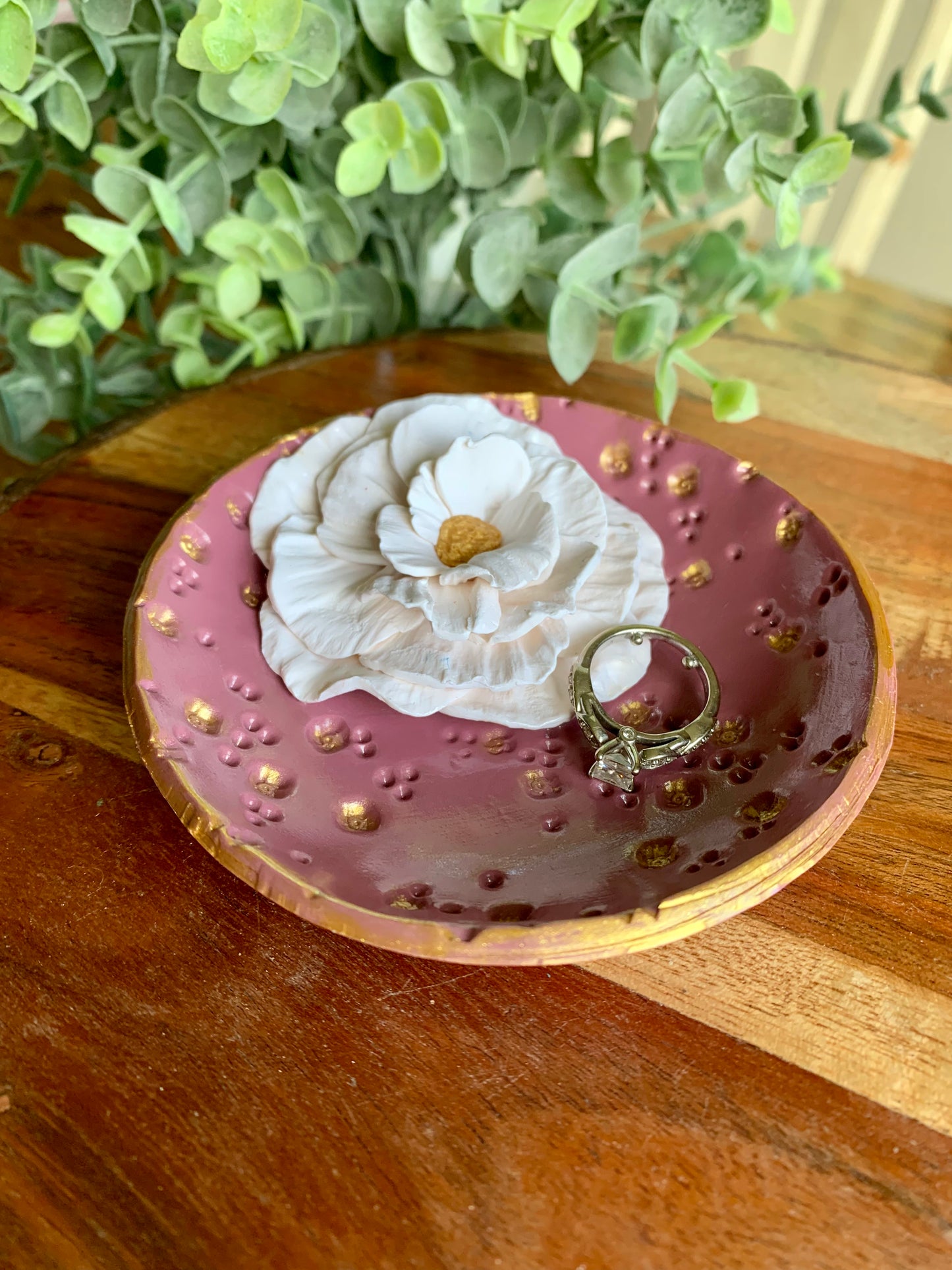 Floral Ring Dish
