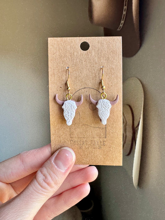 Dainty Longhorn Earrings