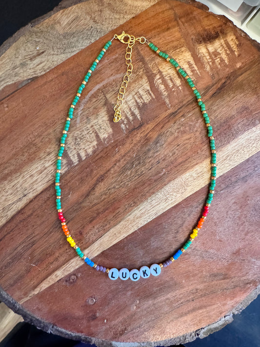 Lucky Seed Bead Necklaces