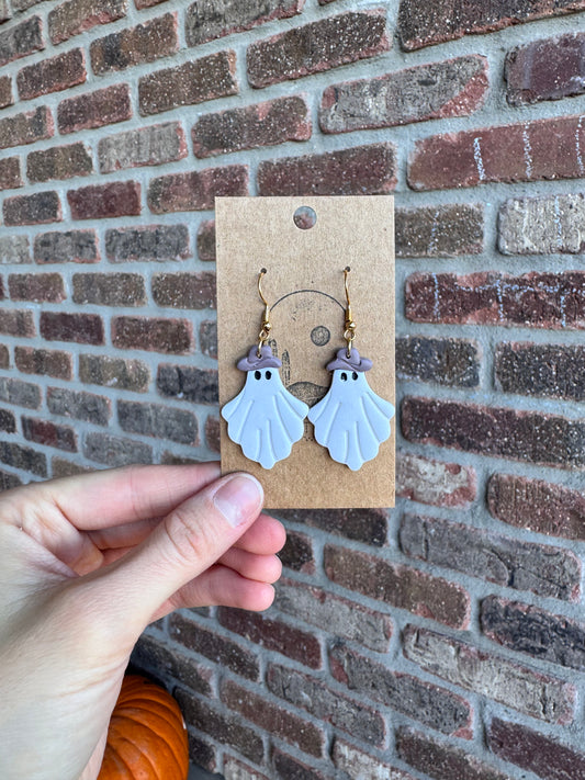 Cowboy Ghost Earrings