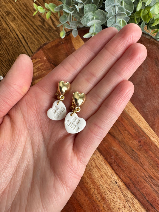 Clip-On Valentine Earrings