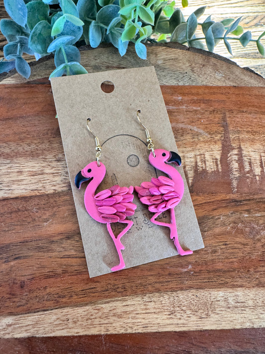 Flamingo Earrings