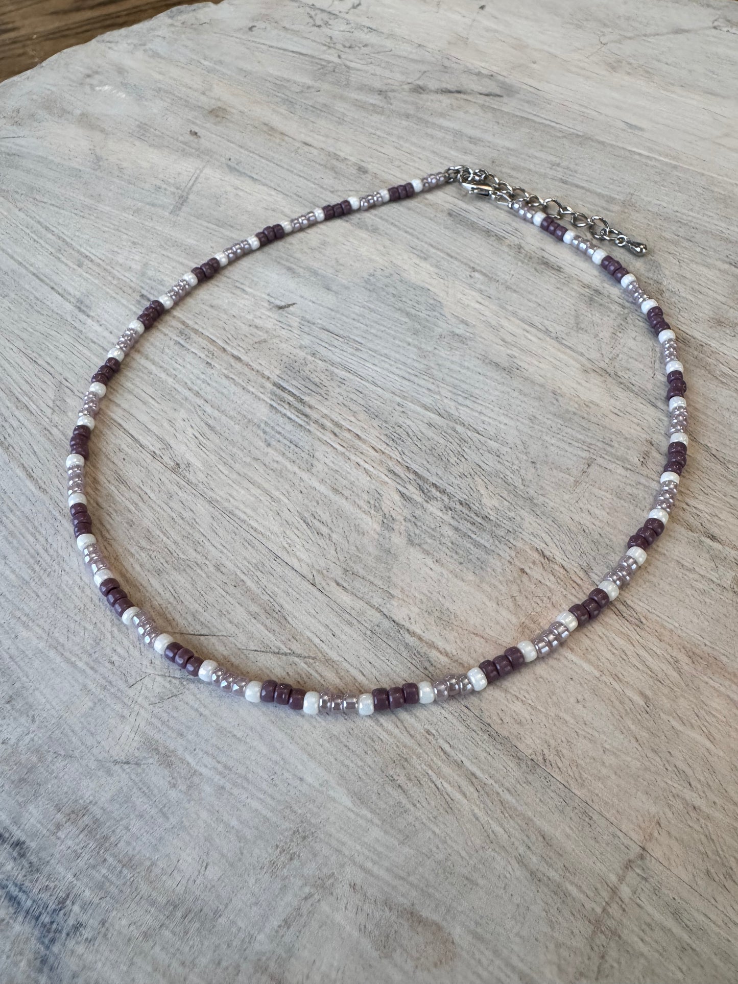 The Adelaide Seed Bead Necklace