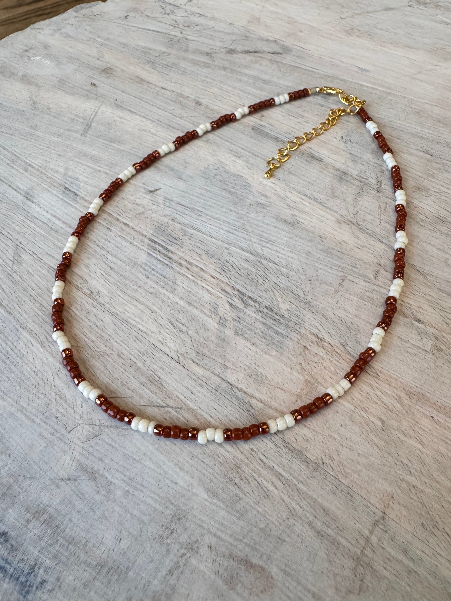 The Adelaide Seed Bead Necklace