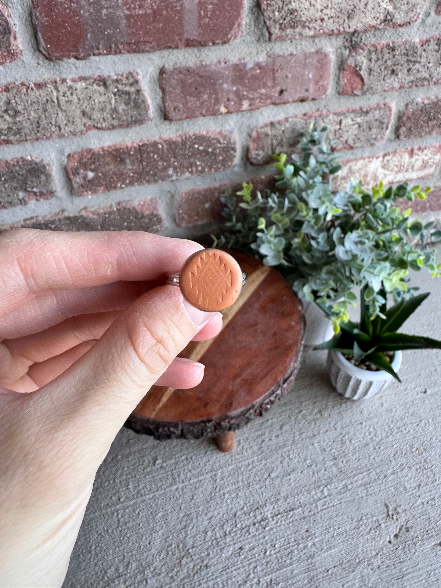 Aztec Texture Ring