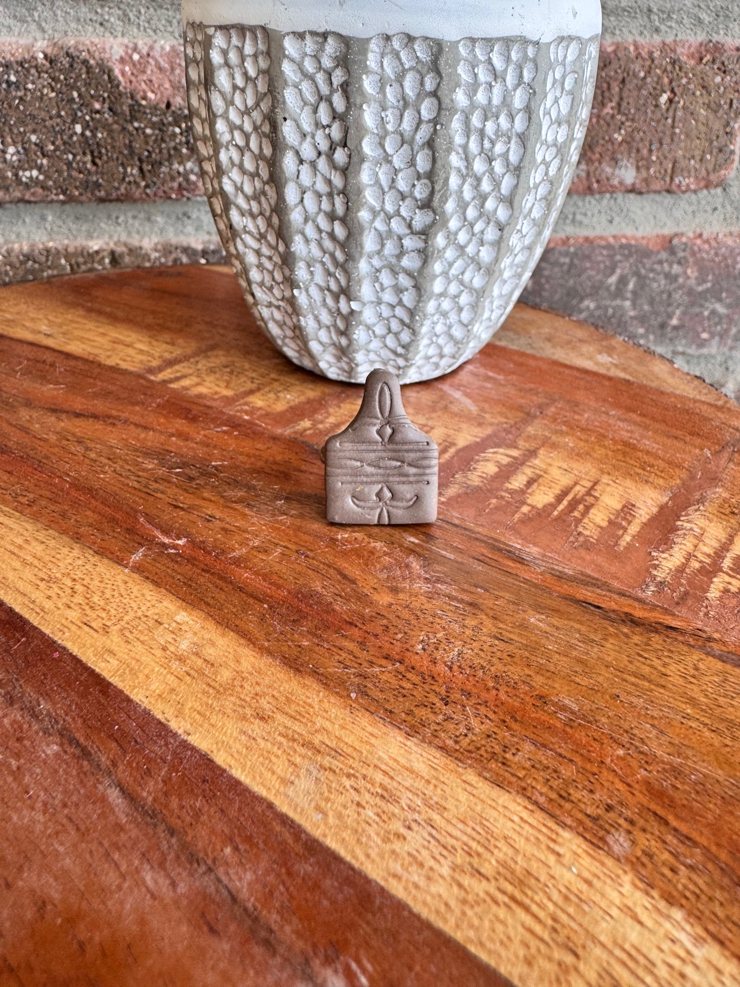 Boot Stitch Cow Tag Ring