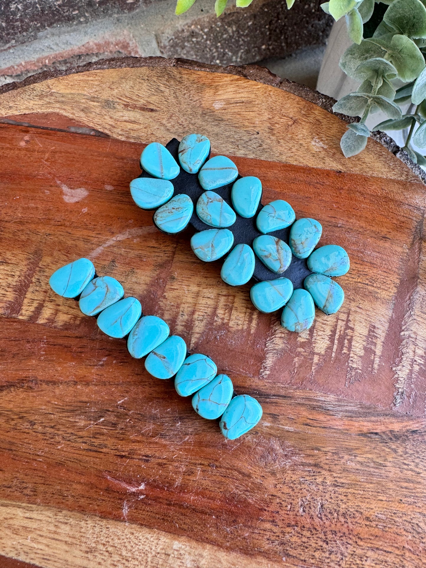 Clay Turquoise Barrettes