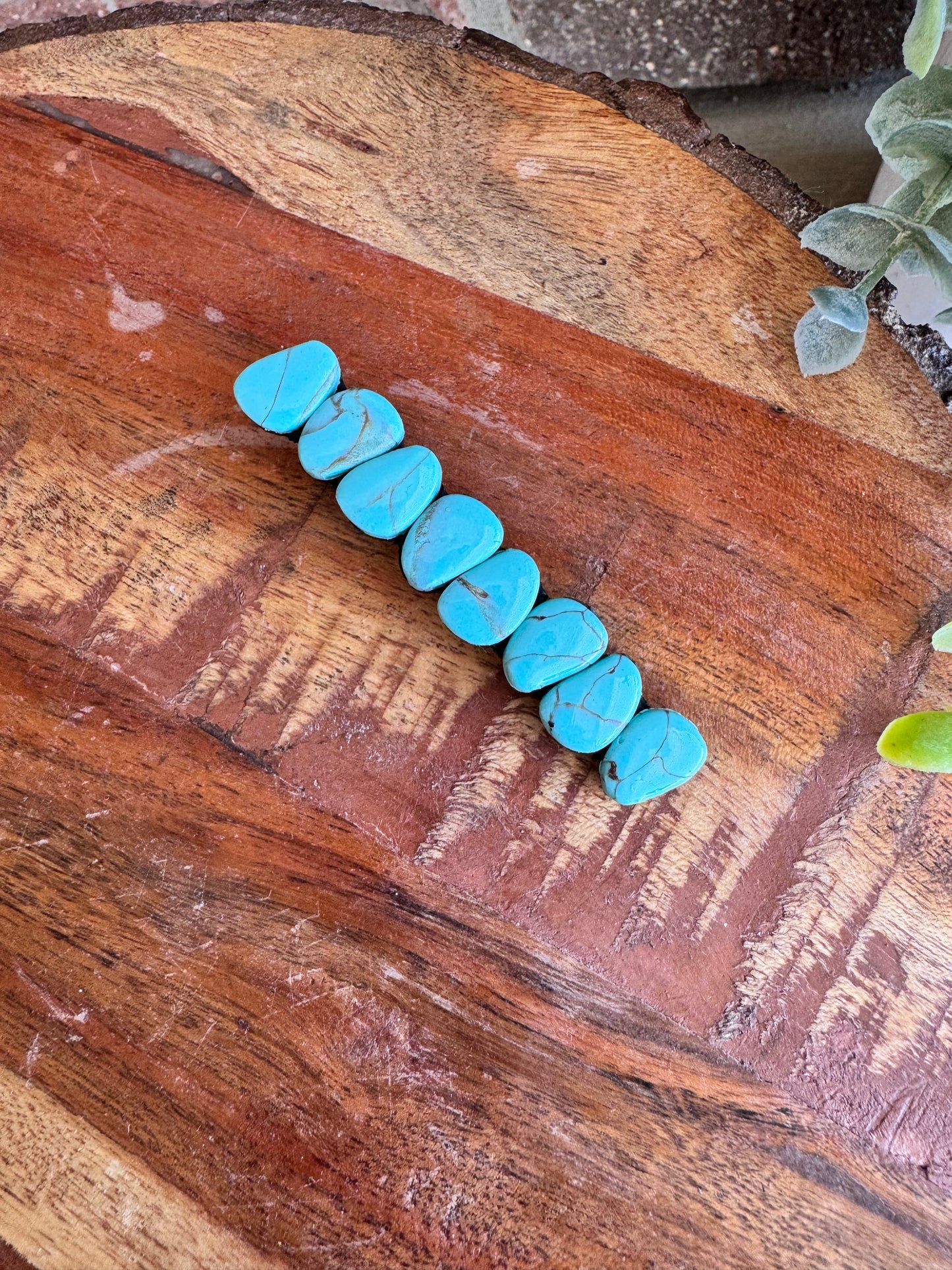 Clay Turquoise Barrettes