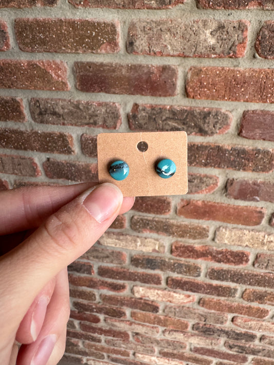 Clay Turquoise Mini Studs